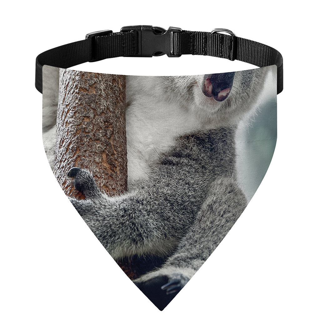 Cute Koala Print Over The Collar Dog Bandana