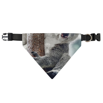 Cute Koala Print Over The Collar Dog Bandana