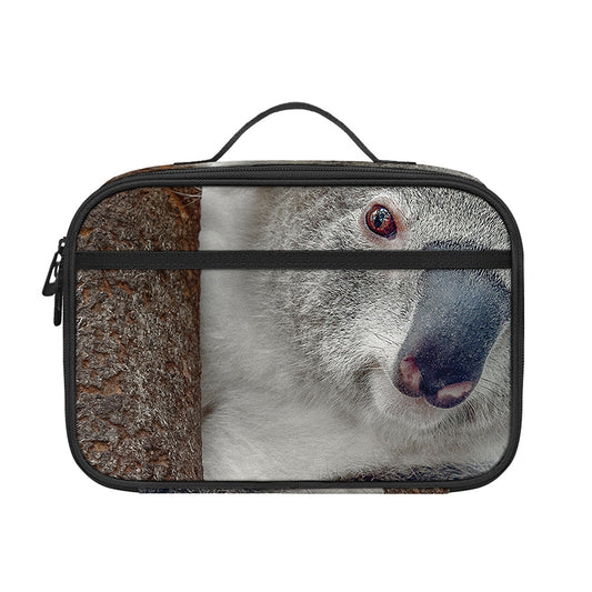 Cute Koala Print Portable Lunch Bag