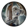Cute Koala Print Round Floor Mat