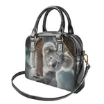 Cute Koala Print Shoulder Handbag