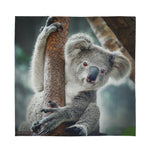 Cute Koala Print Silk Bandana