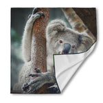 Cute Koala Print Silk Bandana