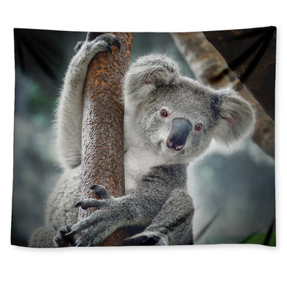 Cute Koala Print Tapestry