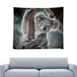 Cute Koala Print Tapestry
