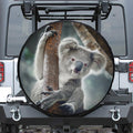 Cute Koala Print Tire Cover