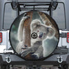 Cute Koala Print Tire Cover With Camera Hole