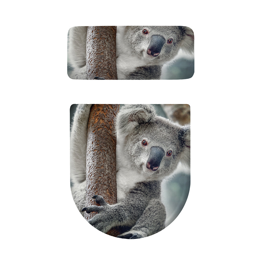 Cute Koala Print Toilet Lid And Tank Cover Set