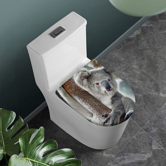 Cute Koala Print Toilet Lid Cover