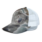 Cute Koala Print White Mesh Trucker Cap