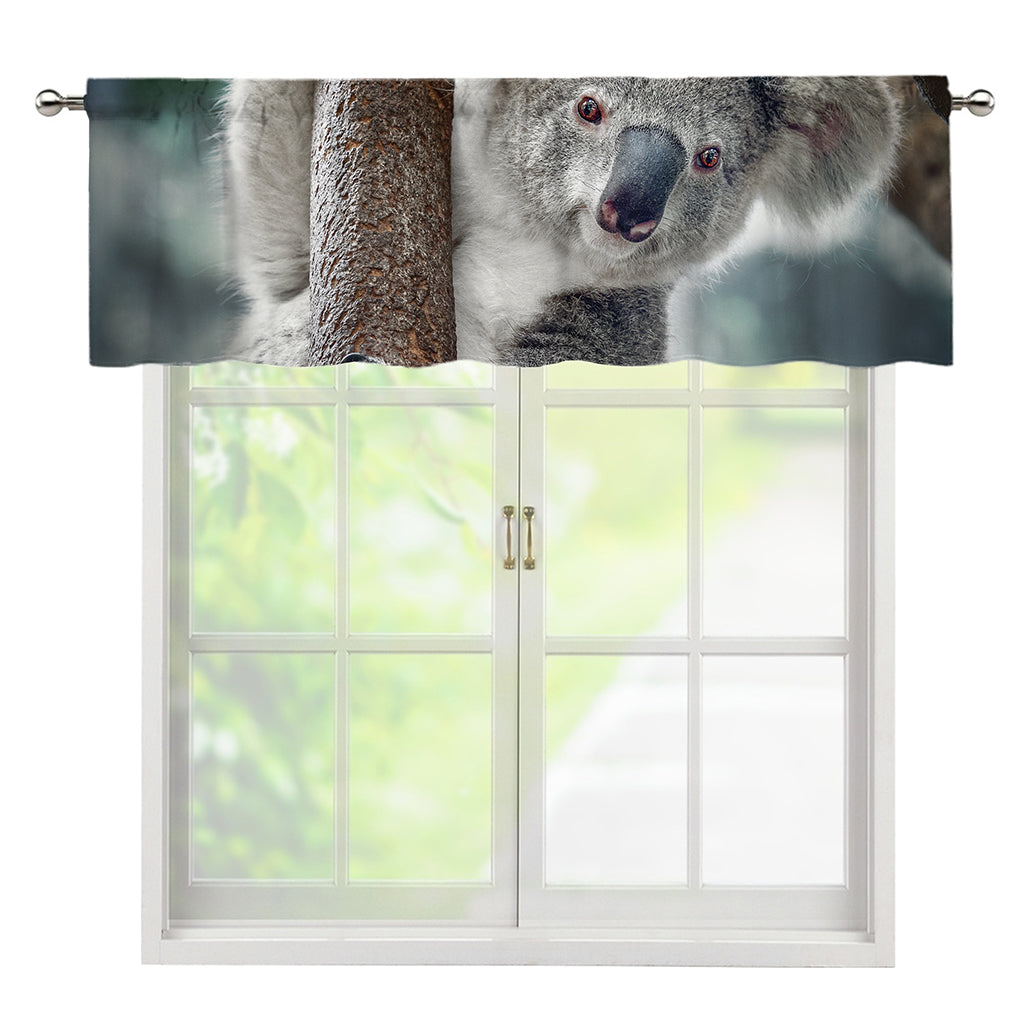 Cute Koala Print Window Valance