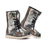 Cute Koala Print Winter Boots