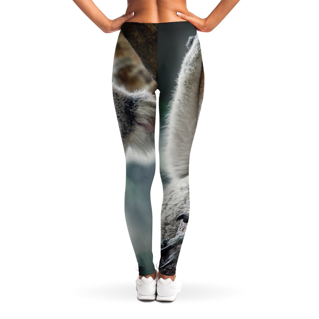 Cute Koala Print Women's Leggings
