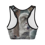 Cute Koala Print Women's Sports Bra