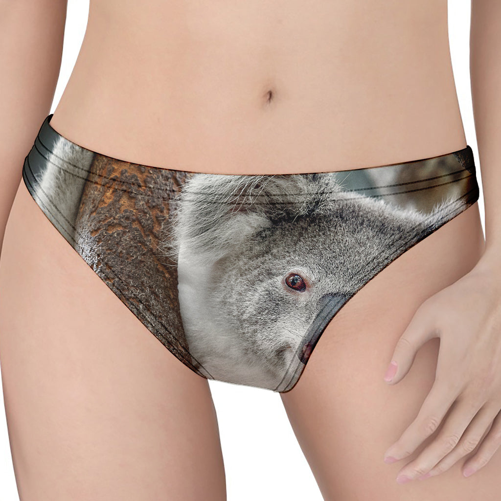 Cute Koala Print Women's Thong