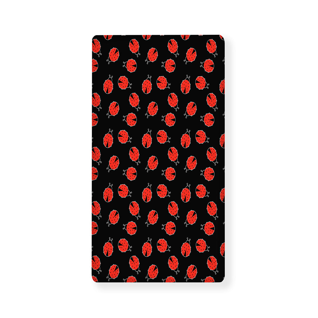 Cute Ladybird Pattern Print Baby Crib Sheet