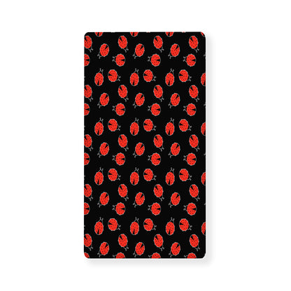 Cute Ladybird Pattern Print Baby Crib Sheet