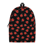 Cute Ladybird Pattern Print Backpack