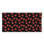 Cute Ladybird Pattern Print Beach Towel