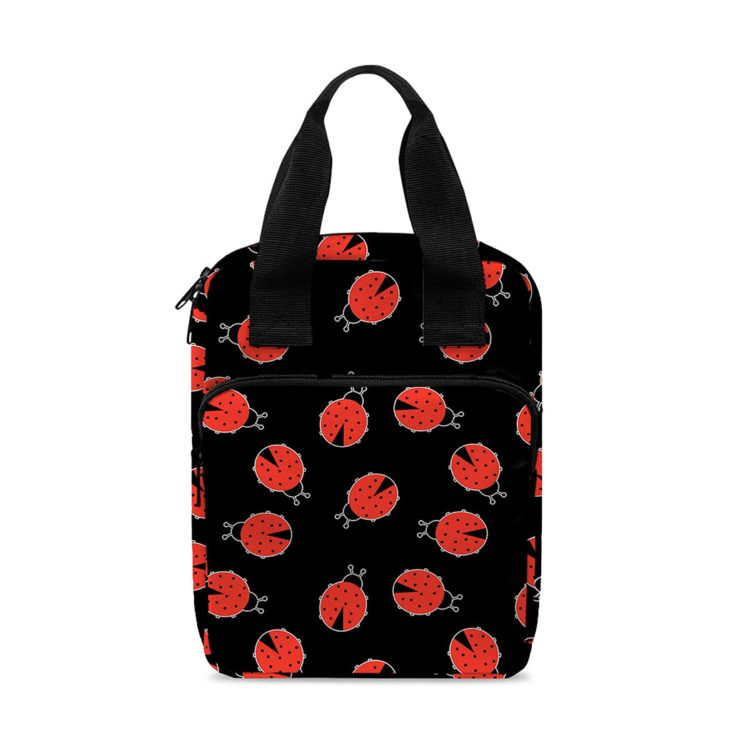 Cute Ladybird Pattern Print Bible Tote Bag