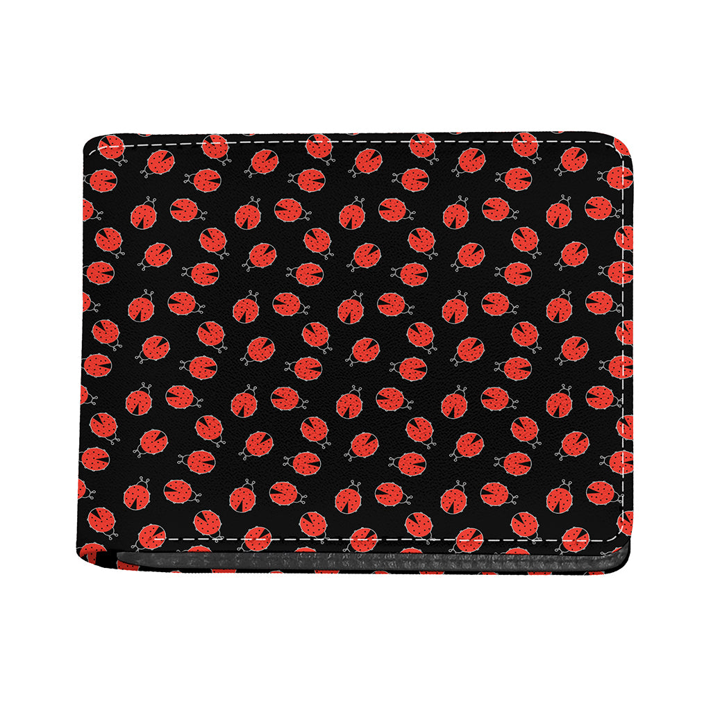 Cute Ladybird Pattern Print Bifold Wallet