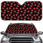 Cute Ladybird Pattern Print Car Windshield Sun Shade