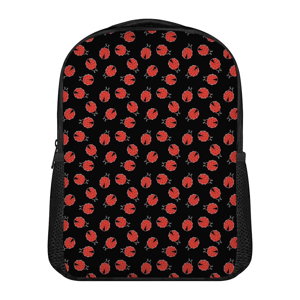 Cute Ladybird Pattern Print Casual Backpack