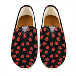 Cute Ladybird Pattern Print Casual Shoes