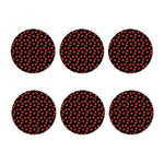 Cute Ladybird Pattern Print Coaster Set