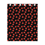 Cute Ladybird Pattern Print Curtain