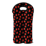 Cute Ladybird Pattern Print Double Neoprene Wine Tote