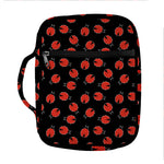 Cute Ladybird Pattern Print Front Pocket Bible Bag