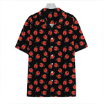 Cute Ladybird Pattern Print Hawaiian Shirt