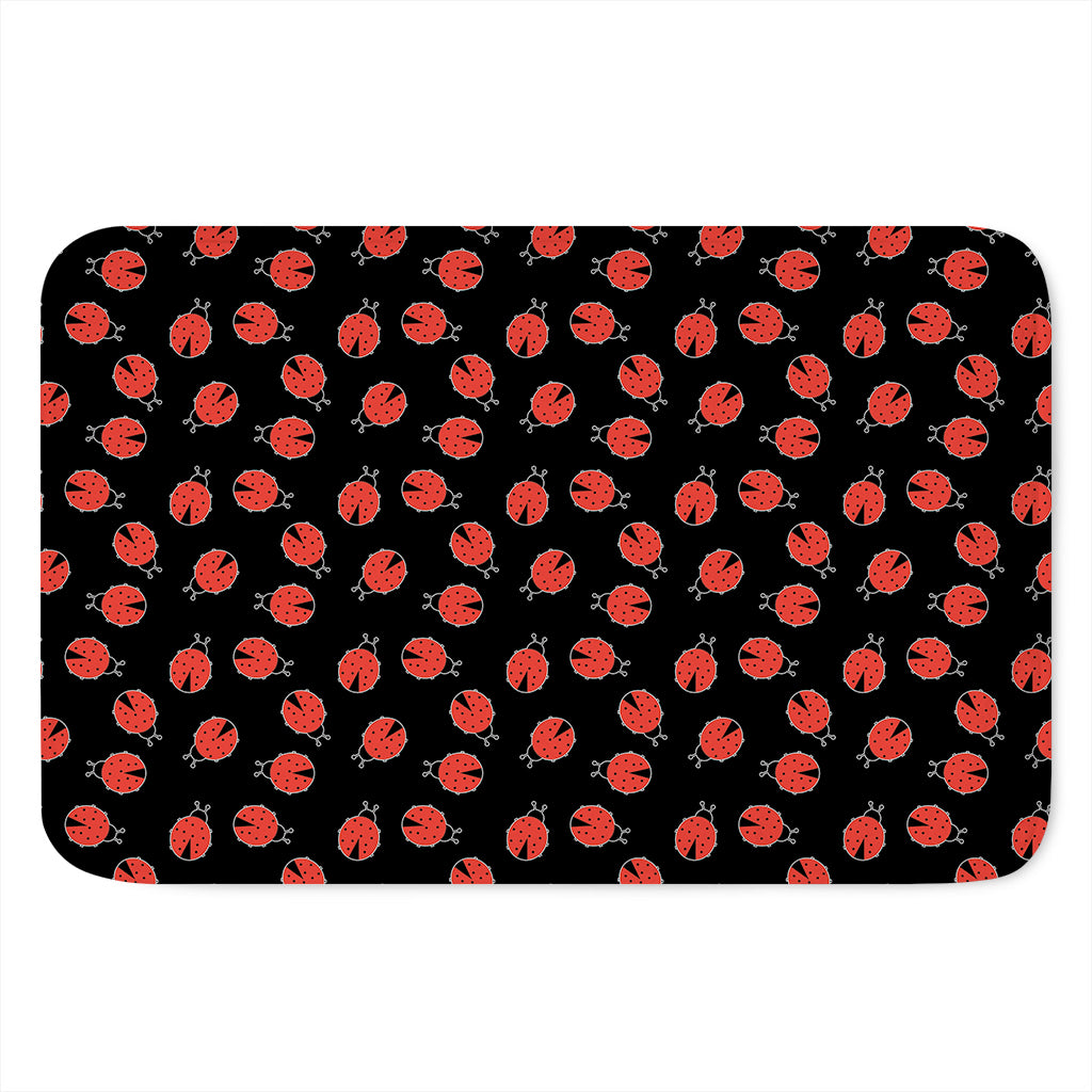 Cute Ladybird Pattern Print Indoor Door Mat
