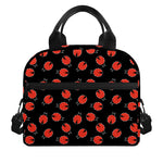 Cute Ladybird Pattern Print Insulated Lunch Bag