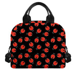 Cute Ladybird Pattern Print Insulated Lunch Bag