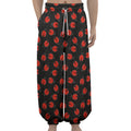Cute Ladybird Pattern Print Lantern Pants