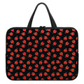 Cute Ladybird Pattern Print Laptop Sleeve With Handle