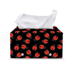 Cute Ladybird Pattern Print Leather Tissue Box Cover