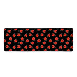 Cute Ladybird Pattern Print Long Kitchen Mat