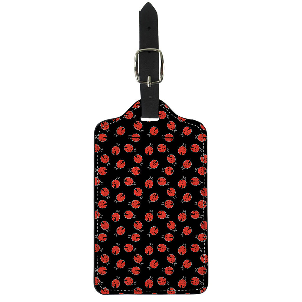 Cute Ladybird Pattern Print Luggage Tag
