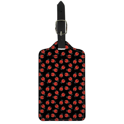 Cute Ladybird Pattern Print Luggage Tag