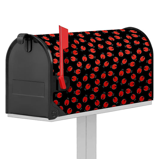 Cute Ladybird Pattern Print Mailbox Cover