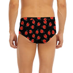 Cute Ladybird Pattern Print Men's Briefs