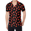Cute Ladybird Pattern Print Men's Shirt