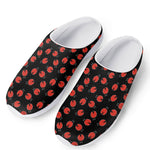 Cute Ladybird Pattern Print Mesh Casual Shoes