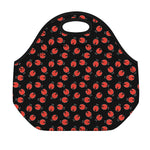 Cute Ladybird Pattern Print Neoprene Lunch Bag