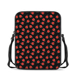 Cute Ladybird Pattern Print Rectangular Crossbody Bag