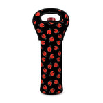 Cute Ladybird Pattern Print Single Neoprene Wine Tote