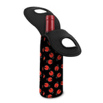 Cute Ladybird Pattern Print Single Neoprene Wine Tote